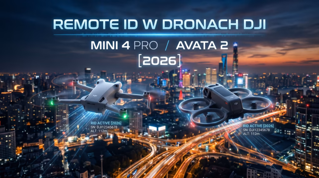 Remote ID w dronach DJI — Mini 4 Pro i Avata 2 [2026]