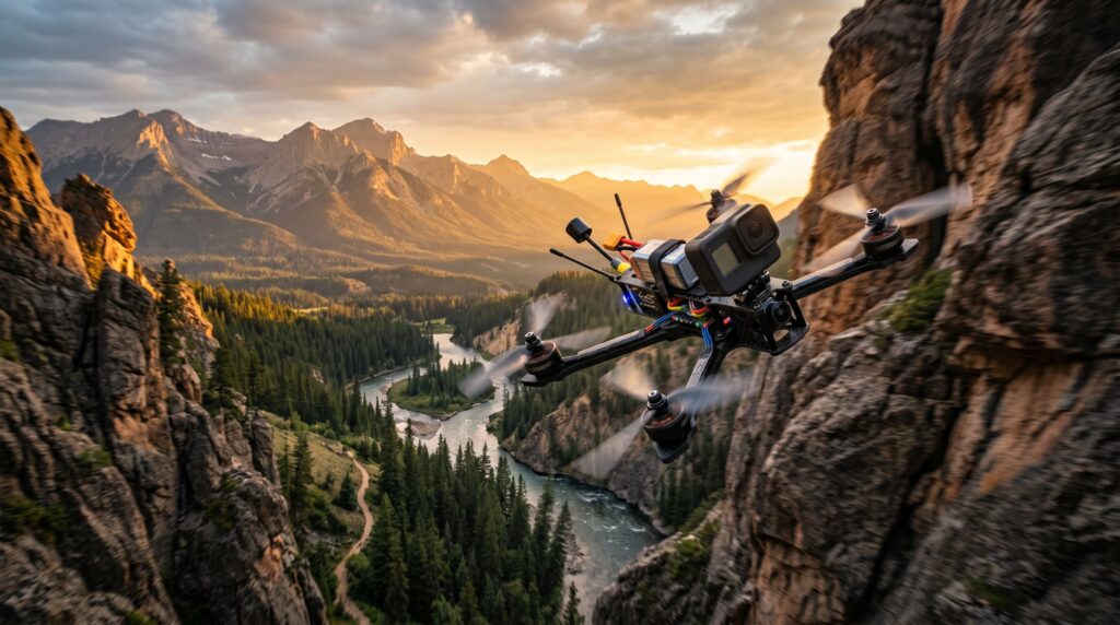 Filmowanie FPV dronem – dynamiczne filmy dla firm, wesel i produkcji