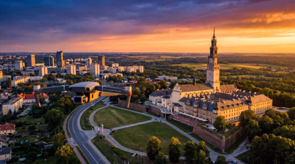 filmowanie dronem Częstochowa