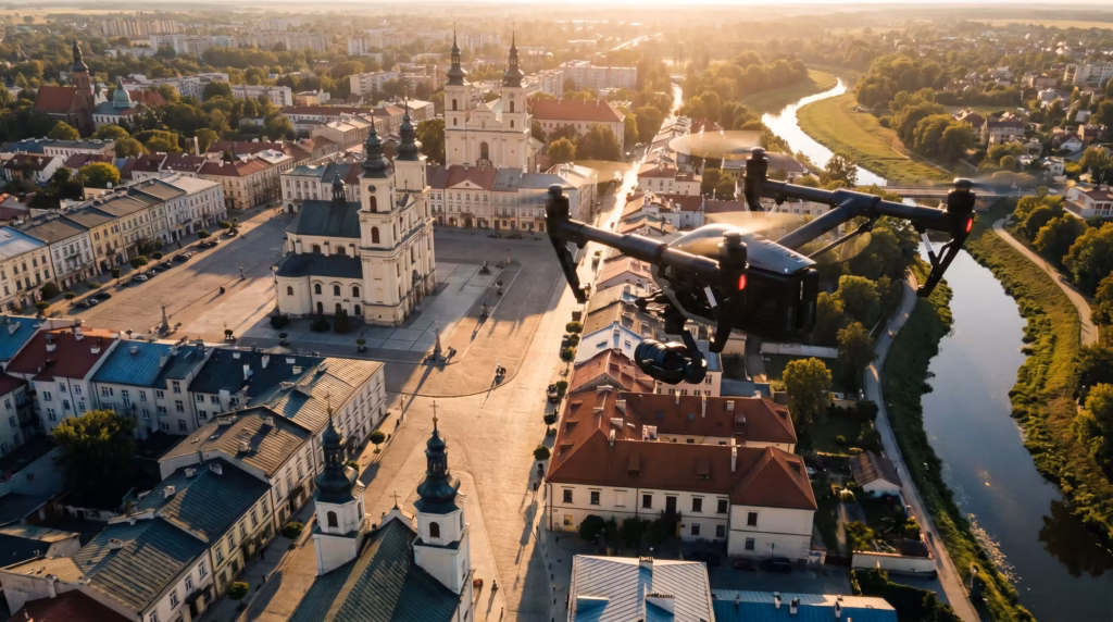 filmowanie dronem Piotrków trybunalski