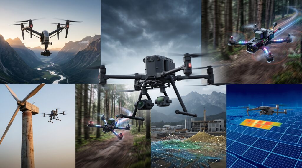 Usługi dronowe – filmowanie, inspekcja, FPV, termowizja | filmyzdrona.com.pl