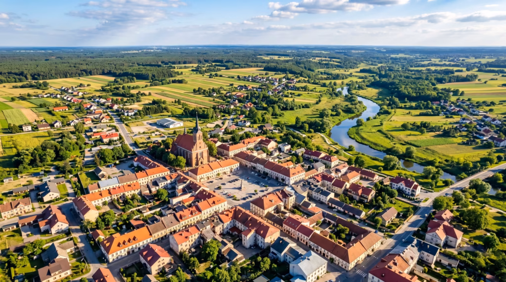 Usługi dronowe Opoczno – filmowanie, FPV, inspekcje i zdjęcia lotnicze