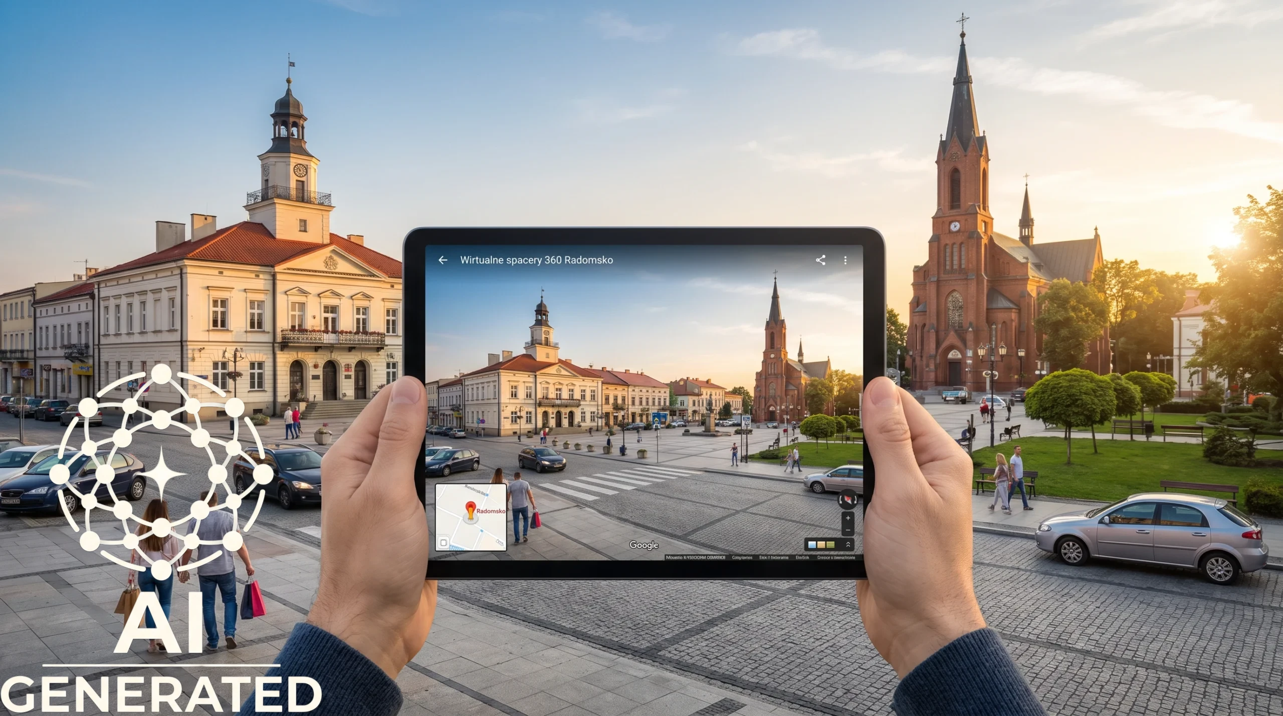 Wirtualne spacery Radomsko — spacer 360 dla firm i salonów