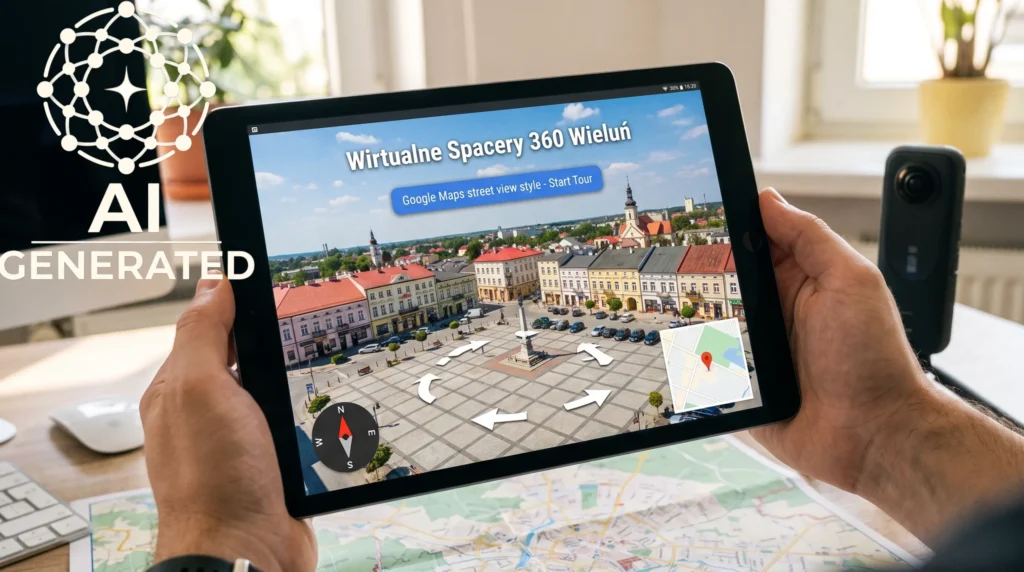 Wirtualne spacery Wieluń — spacer 360 dla firm i lokali